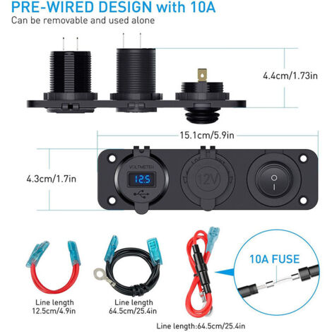 Caricabatteria Da Auto Con Presa Accendisigari Per Auto Olesson 2.1A / 1A Con Doppia Porta USB - Foto 3