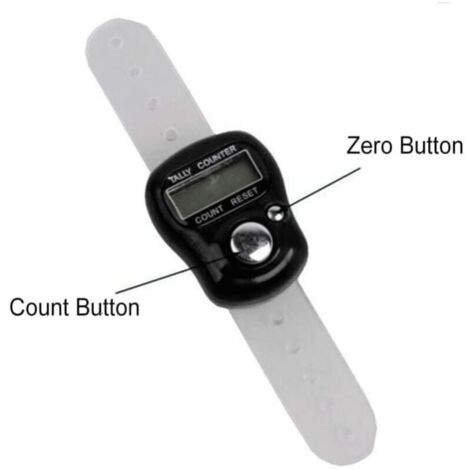 Golgner 4 contatori digitali, contatore meccanico, contatore per dita elettronico, contatore a 5