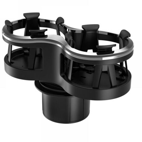 Portabicchieri Auto Pieghevole 1Pc, Porta Bottiglie Regolabile Per Veicoli, Camion, Barche, Nero - 3