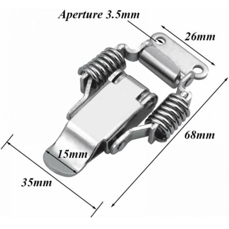 Chiusure a scatto in acciaio inox con sede chiave, (C-1152) di TAKIGEN