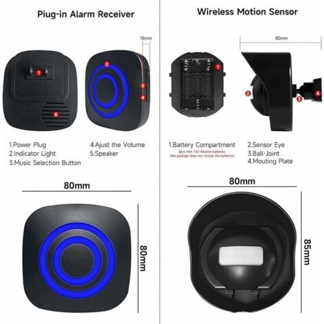 Sensore PIR per il rilevamento di movimento - Sensore PIR con uscita a relay Sensore PIR per il rilevamento di movimento - Sensore PIR con uscita a relay