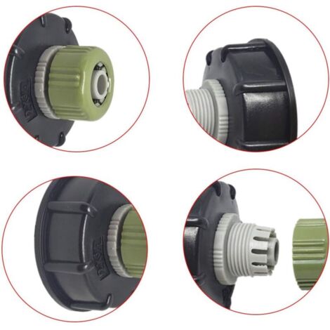 Connettore Per Tubo Da Giardino 3/4 A 2,5 Cm – Raccordo Adattatore In Plastica Per Irrigazione – Giunto Universale Per Riparazione E Prolunga - 2