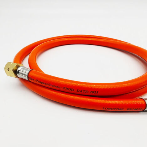 ATKKE Tubo Prolunga Per Gas Propano 3m - Treccia Acciaio Alta Pressione 350 PSI Con Kit 5 Adattatori E Nastro Sigillante