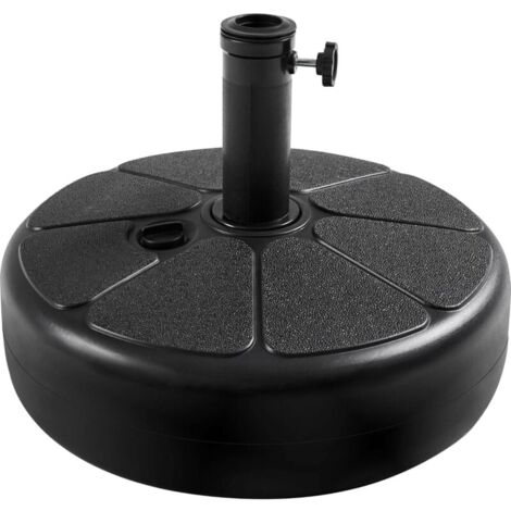 Pure Garden Base per ombrellone da Patio, 8,6 kg, Nera, 4,8 cm Pure Garden Base per ombrellone da Patio, 8,6 kg, Nera, 4,8 cm