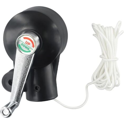 Manovella Di Ricambio Per Ombrellone Da Esterno, In Plastica Robusta, Facile Da Installare, Elegante, Per Ombrelloni A Banana, Confezione Con Manico