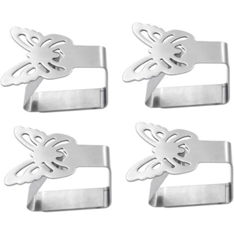 Clip per tovaglia da 5 pezzi, clip per tovaglia spessa in acciaio