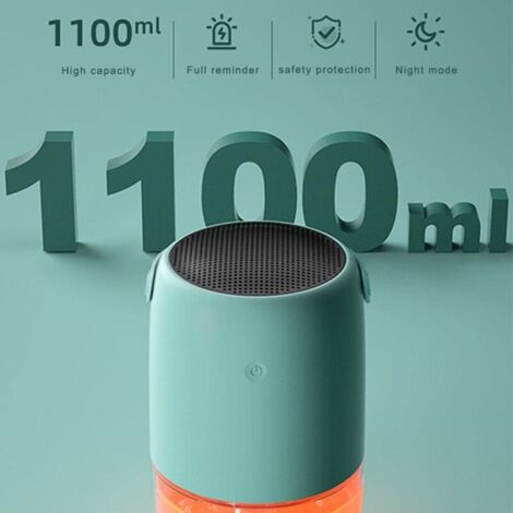 Deumidificatore Portatile Per Camera: Silenzioso, Risparmio Energetico, Con Serbatoio 300 Ml E Luce Notturna