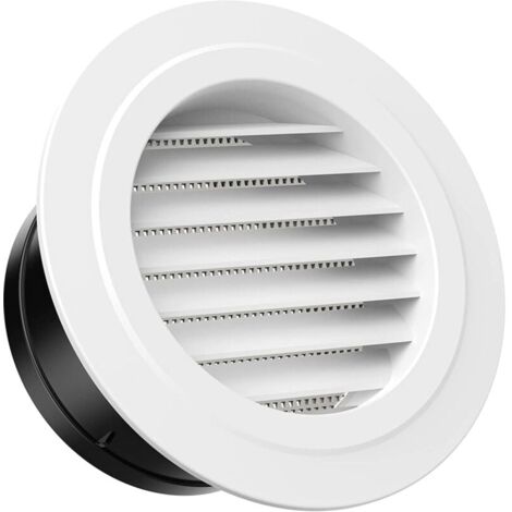 Griglia Di Ventilazione Rotonda In Plastica Da 100 Mm Con Zanzariera griglia-di-ventilazione-rotonda-in-plastica-da-100-mm-con-zanzariera