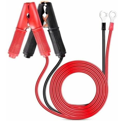 Halokny Cavo SAE A Coccodrillo 14 AWG 1m - Adattatore Spina SAE A Morsetti Per Batteria Auto, Moto, Pannelli Solari