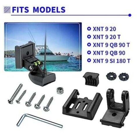 Kit Staffa Montaggio Trasduttore Per Barca 7400931, Compatibile Con XNT MHX E Serie Solix, Supporto Robust In ABS Per Specchio Di Poppa