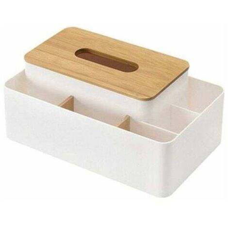 Porta Fazzoletti Multifunzione In Pelle PU, Rettangolare, Di Grandi Dimensioni Per Cancelleria Tovaglioli Telecomando Dispenser Per Fazzolett~p123506489