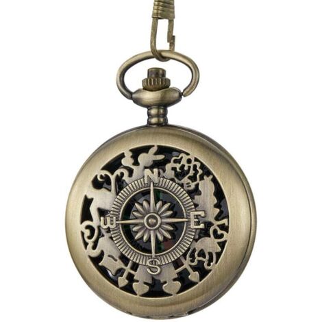 Bussola D'epoca Bussola Portatile In Ottone Classica Copertura A Molla Bussola Da Passeggio Impermeabile Per Orologio Da Tasca Flip Cover 57732947