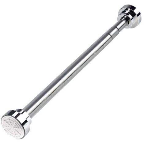 Asta Per Tenda Doccia A Forma Di U In Acciaio Inox - Estensibile 80-130 Cm, Con Tenda In Poliestere 3x2 M, Set Completo Per Bagno, Cucina, Spogliatoio - 2