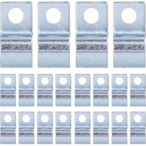 10 Fermagli Per Cordino Elastici Con Molla A Testa Tonda – Foro Singolo, Colore Argento, Dimensioni 22x17mm – Per Zaini, Valigie, Tende E Abbigliamento – Sourcingmap - 2