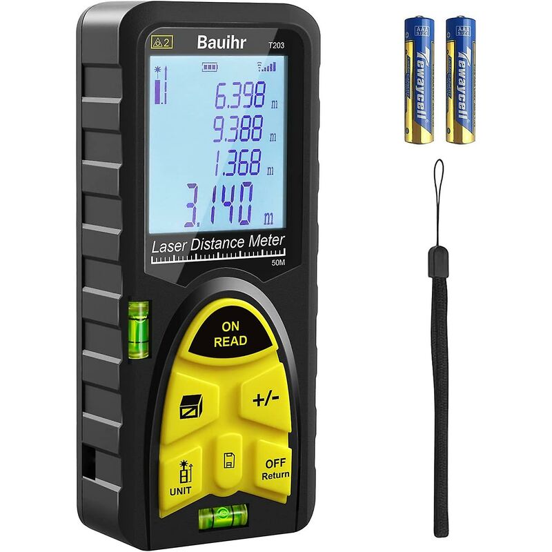 DeWalt Laser-Distanzmesser/ LDM (50 m, zur Längen-, Flächen- und