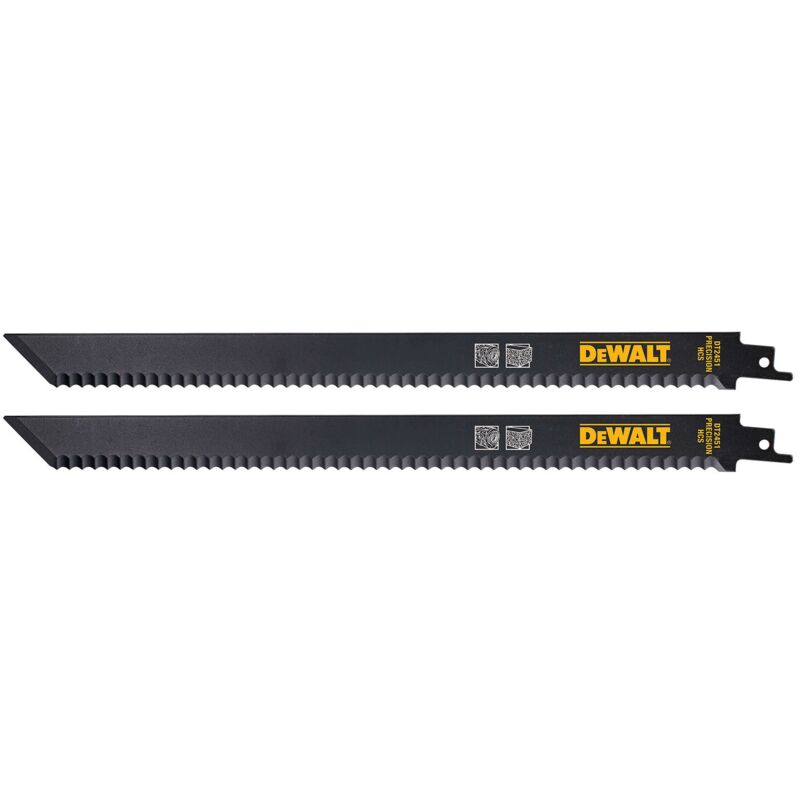 DeWALT Lame de scie sabre DT2451-QZ HCS Spezial 2 pièces