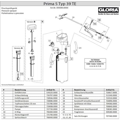 GLORIA Garten Soupape de purge 728566.0000