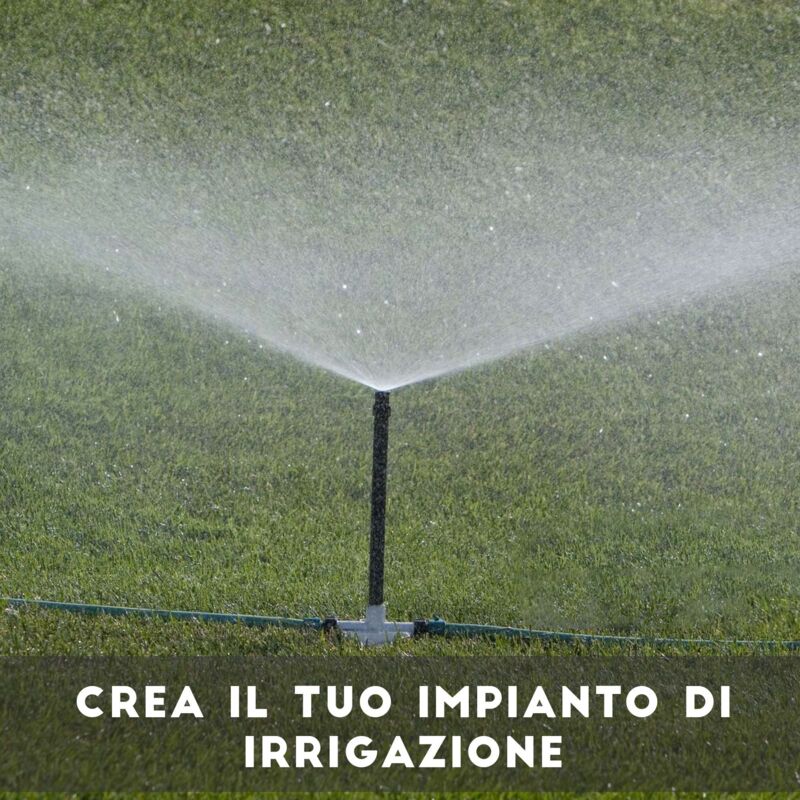 Tubo Per Irrigazione Giardino 100 Metri - Polietilene Alta Densit&agrave; ⌀20mm Per Alta Pressione