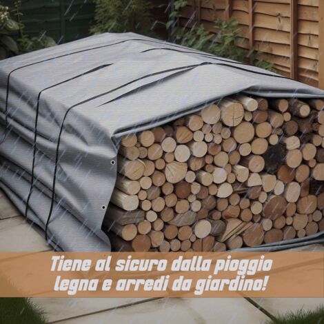 Telone Impermeabile 2x3m - PVC Rinforzato 500g/m² Per Auto, Legna, Piscine E Giardino - Foto 11
