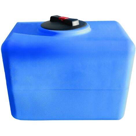 Serbatoio Acqua Potabile 100L Quadrato - 200L, 300L Rettangolare Polietilene Per Raccolta Acqua, Cisterna Esterno Blu, per Utilizzo Fuori Terra 500 LT