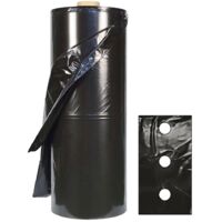Telo Pacciamatura Passo 30, Varie Misure Fino a 1000 Metri, Telone Nero Film Pacciamatura Pacciamante Elastico Tessuto Anti Erbacce 100 cm - 100 mt