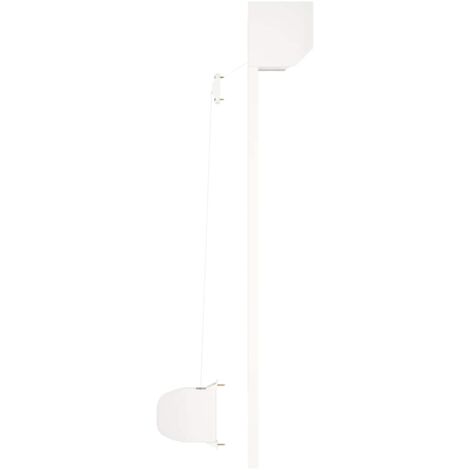 Persiana de aluminio blanca 80x100 cm vidaXL647598