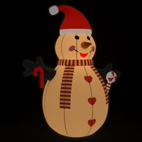 Muñeco de nieve hinchable con LED 250 cm vidaXL847128