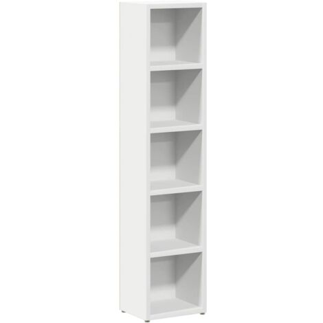 Estantería para CDs 2 uds madera contrachapada 21x16x93,5 cm vidaXL401644
