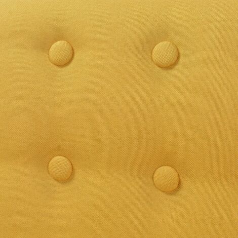 Sillón de tela amarillo vidaXL552370