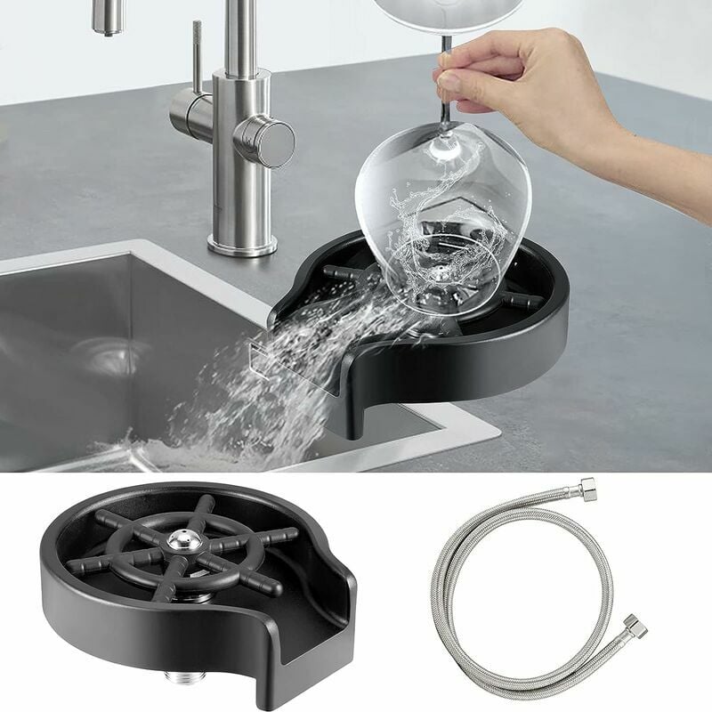 Nettoyeur barre rinçage d'évier cuisine haute pression lave-gobelet verre  aut L4