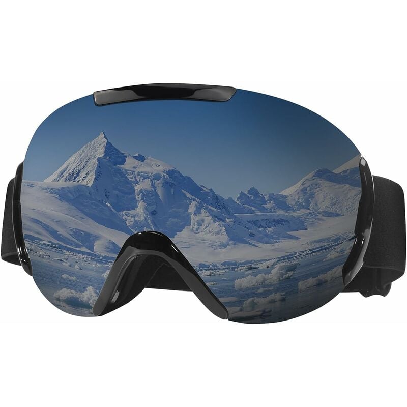 Cagoule masque de Ski pour moto, masque facial d'hiver pour hommes et  femmes, équipement pour le Ski, snowboard, motoneige, équitation noir