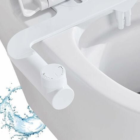 Bidet Toilette WC, Ultra-thin Kit Abattant WC Bidet De Salle De Bain,pour  eau chaude