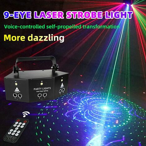 Effets De Lumières De Scène Led Lampes Stagse Lumière Laser DMX 14