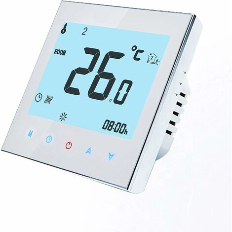 Thermostat WiFi, régulateur de température pour plancher chauffant  électrique, Compatible avec Alexa, Google Home, IFTTT, 16A