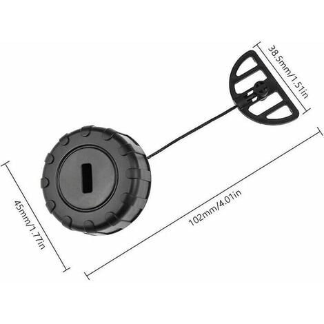 Bouchon d'essence et bouchon d'huile pour STIHL 017 018 MS170 MS180  tronçonneuse 2 Pièces