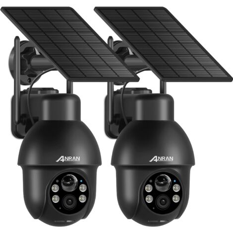 WLAN Solar Kamera ANRAN 4G LTE Überwachungskamera Außen – 3MP, PTZ