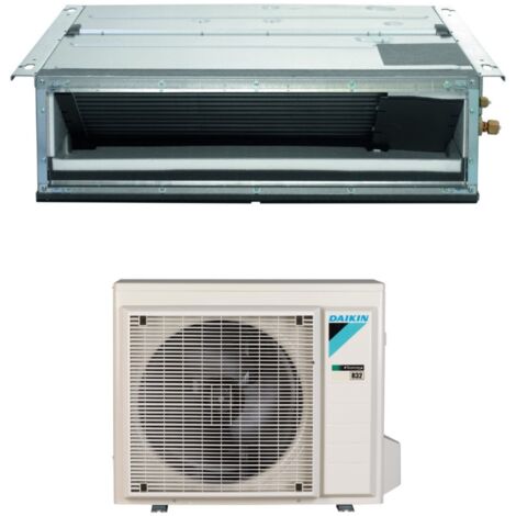 Daikin Bluevolution Inverter-Klimagerät Inverter Ducted Ultraflat 21000 Btu FDXM60F3/F9 R-32 Wi-Fi Optional - Italienische Garantie Kabelgebundene Steuerung Madoka Silver BRC1H52S,Italien 2+2 (1/4)