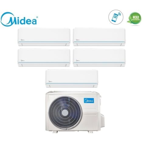 Midea Penta Split-Inverter-Klimagerät Serie EVOLUTION 9+9+9+9 mit M5OE ...
