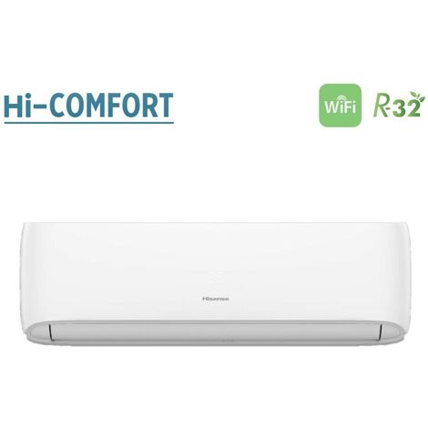 Hisense Dual Split Inverter-Klimaanlage HI-COMFORT 12+12 Serie mit 3AMW72U4RFA R-32 Wi-Fi Integrated 12000+12000 - Neu