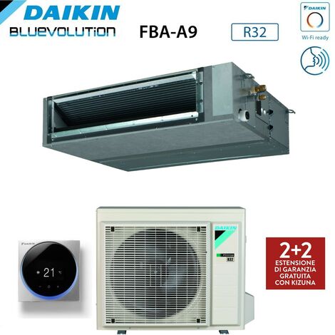 daikin bluevolution klimagerät ducted air conditioner medium head 21000 btu fba60a single-phase r-32 wi-fi optional - italienische garantie kabelgebundene steuerung madoka silber brc1h52s