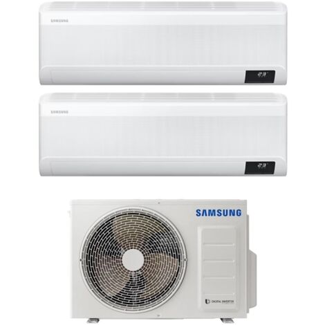 samsung dual split inverter klimagerät serie windfree avant 7+7 btu mit ...