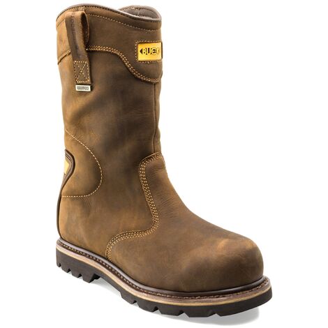 dark brown rigger boots