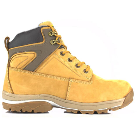tan logger boots