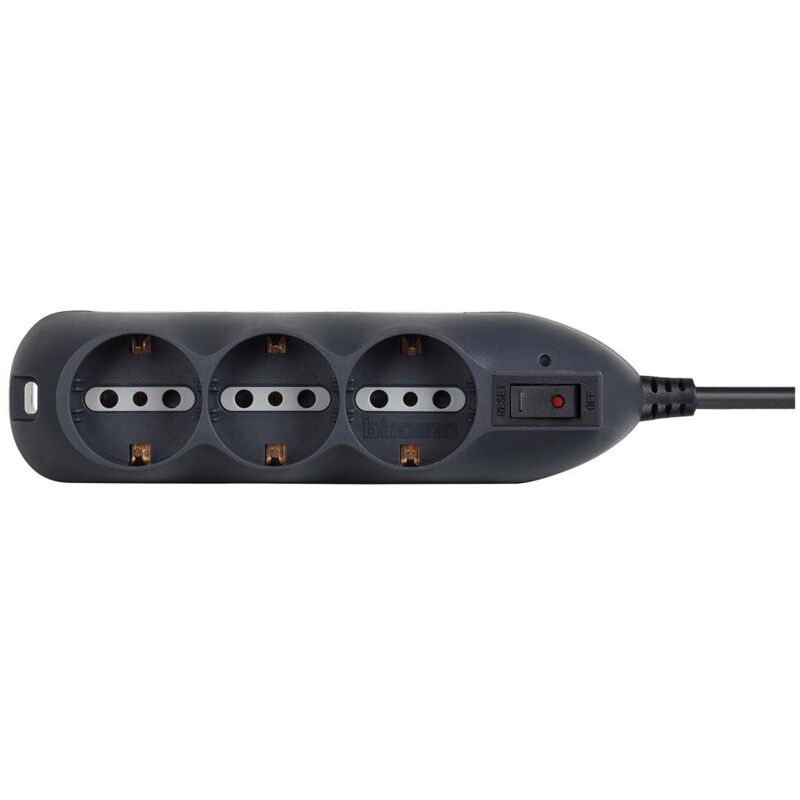 Ciabatta Multipresa BTICINO Poker 6 Posti - Con 2 USB E 4 Prese Schuko, Cavo 1.5m Bianco - Foto 12