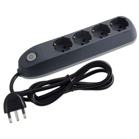 Ciabatta Multipresa 4 Prese Universali Cavo 1,5m Bticino 3684GB