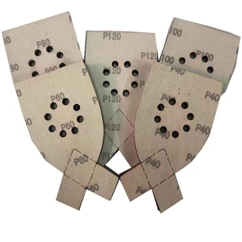 50 Stück Schleifpads Körnung 120 - Dreieck Schleifpapier Für Mausschleifer