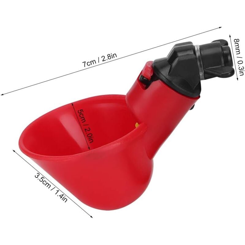 NULYLU 10 Hühner Trinknippel - Automatische Wasserspender Für Geflügel