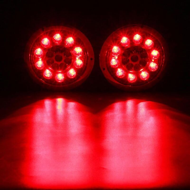 WAS W97.1 12V 24V RED LED REAR MARKER LIGHT LAMP CAR VAN TRUCK TRAILER
