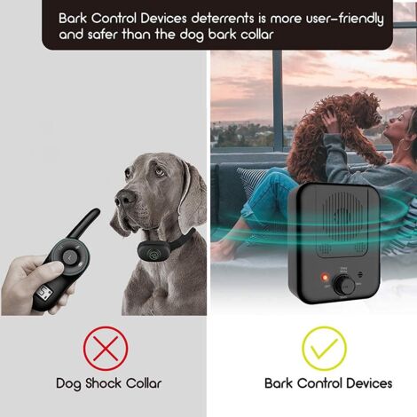 Anti-Bell-Gerät Für Hunde - 3 Ultraschall-Modi, 15 M Reichweite, Wasserdicht & Wiederaufladbar, Für Drinnen & Draußen