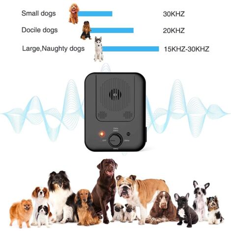 Anti-Bell-Gerät Für Hunde - 3 Ultraschall-Modi, 15 M Reichweite, Wasserdicht & Wiederaufladbar, Für Drinnen & Draußen
